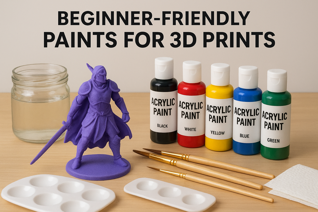 Beginner-Friendly Paints for 3D Prints Projects