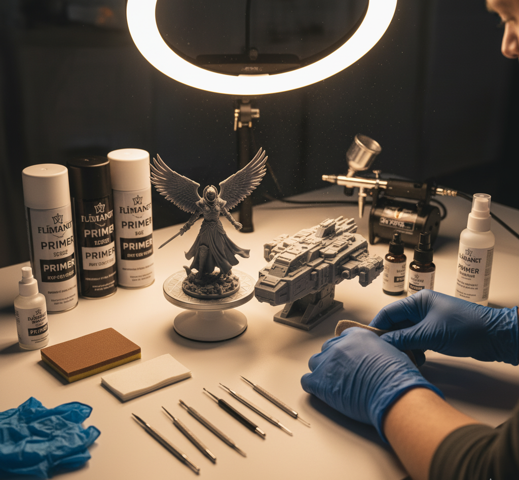 How to Prime Before Painting 3D Models Smoothly