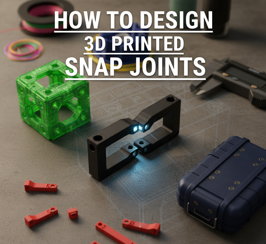 How to Design 3D Printed Snap Joints