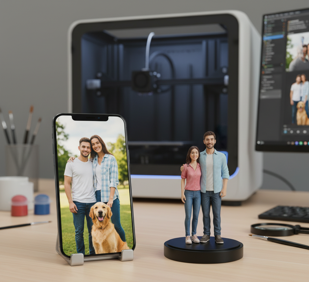 How to Turn Photos Into 3D Printed Custom Figurines