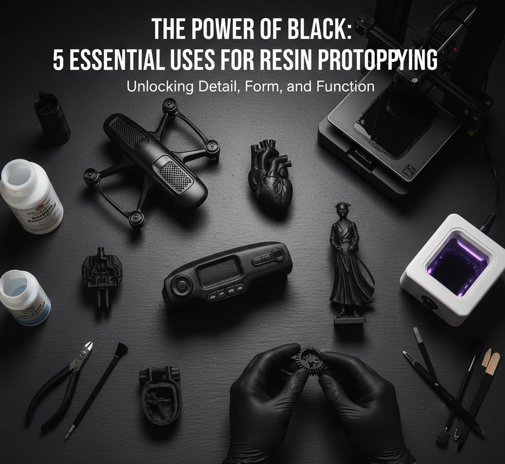 Top 5 Uses for Black Resin in Prototyping